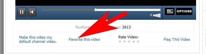 Selecting and Removing a Video to the Favorites section of your channel To add a video