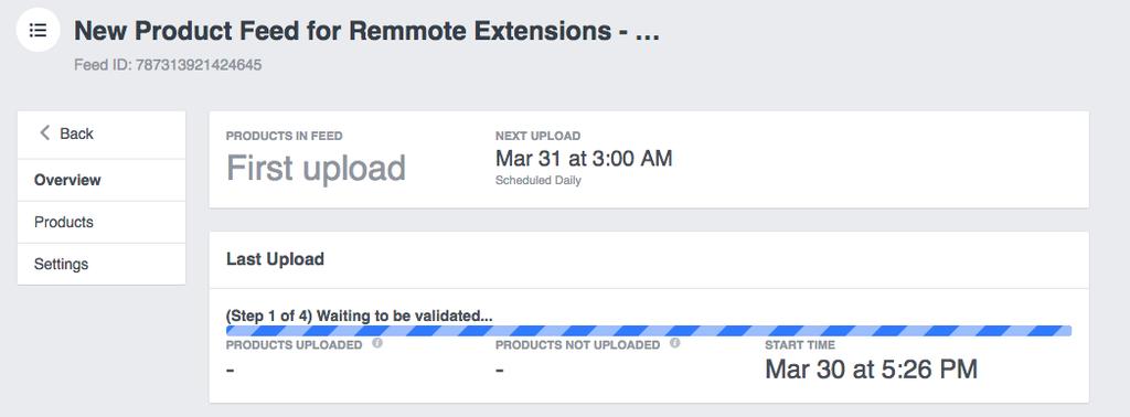 To begin using this feature, start by configuring the time that you want Facebook to import your product catalog.