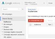 Go to the Shared Library section of your Google AdWords