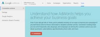 Setting Up Google AdWords Conversion Tracking 1.
