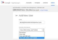 3. Select the features that you want to grant access to under Container Permissions and then click Confirm.