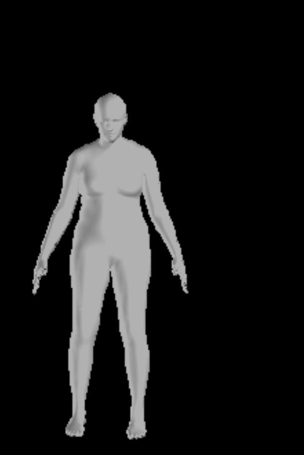 [1] on the other hand attempts to more accurately estimate the 3D body pose, which is also the main purpose of their work.