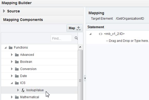 Referencing Lookups Referencing Lookups A special lookup function in the mapper enables you to call a lookup from a mapping to determine the value to populate into a field when transferring data