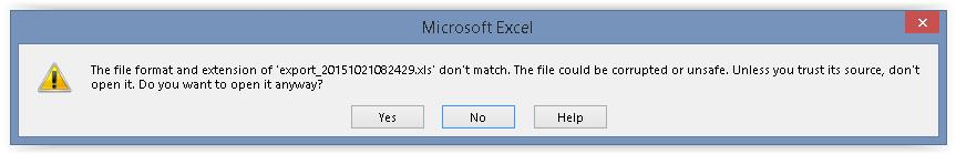 Click Export. 19. Click Export to Microsoft Excel. 20. Click Open. 21.