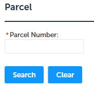 e. Once all contact information has been entered, click Continue Application 6. Entering the work location a. If you know the parcel number, enter it into the Parcel Number field, and click Search.