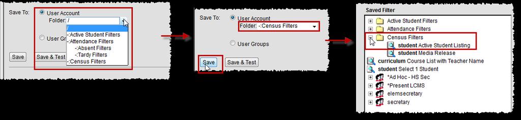 a) If the folder should not be tied to a parent folder, leave the Parent Folder field as (No Parent), enter a Folder Name and select the Save button.