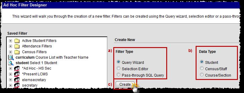 Query Wizard filters are dynamic and will always pull current information from the database based on the fields and filter options selected.