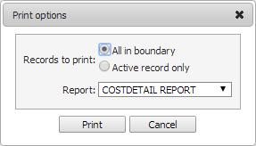 You can print a Default Report by selecting Tools\Print.