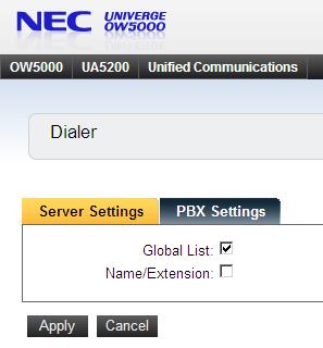 3-2 Configuring Dialer Figure 3-1 Dialer Manager dialog box Step 2 Select the Name/Extension check box to configure Dialer to display the station extension with the name found by Dialer on the user s