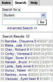 Choose the correct Search for a: criteria. 4. The system will display the search criteria and the Saved Filters box. Choose the filter needed and click on the <Search> button beneath the box. 5.