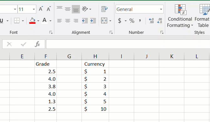 Decimals You can use the decimal formatting to adjust your currency or simple numbers. For instance, you may be tracking your student s grades or even your own where you need decimals.