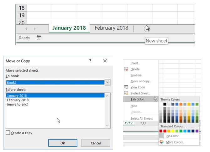 Spreadsheet Options Managing a large number of spreadsheets is no problem for Excel. So, you can use more than one if your project calls for it.