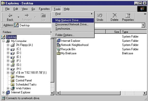 Setting File Directory Security in Domain Mode You can manage access rights from Windows 2000 or Windows XP only.
