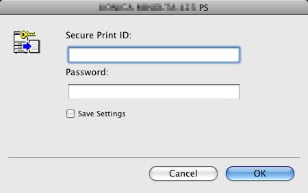 10.1 Print operations 10 6 Enter the [Secure Print ID:] and [Password:] of the document, and then click [OK].