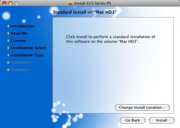 6.1 Mac OS X 10.2/10.3/10.4/10.5/10.
