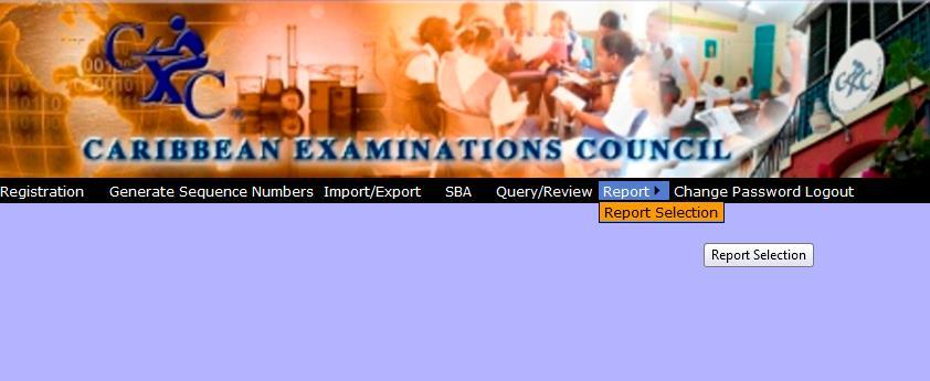 The sample is selected based on criteria provided by CXC which is based on the scores of the candidates at the centre.