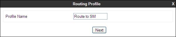 7.9. Routing Routing profiles define a specific set of routing criteria that is used, in addition to other types of domain policies, to determine the path that the SIP traffic will follow as it flows