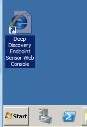 allows you to access the Deep Discovery Endpoint Sensor management