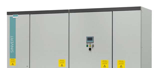 Technical Data SINVERT PVS2000 The solar inverter is used in PV systems to convert the direct current from the PV generators into a three-phase current.