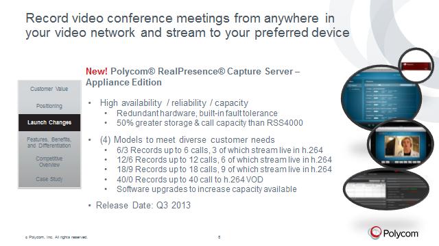 So let us take a deep dive into the RealPresence Capture Server Appliance Edition.