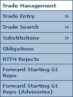 RTTM WFE FOR GSD USER GUIDE (V3.0) 2.3. The Navigation Toolbar The Navigation Toolbar is located at the top of every GSD RTTM WFE page.