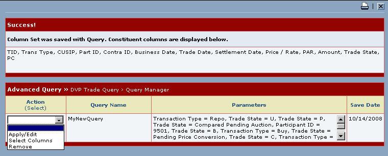 10 Note: The column that was selected last appears at the bottom of the Selected/Available Columns list. 10a 10b b.