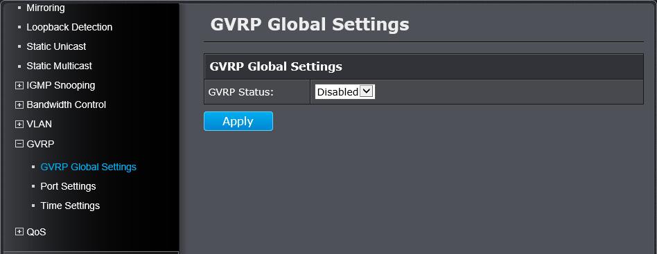GVRP (GARP VLAN Registration Protocol) The GARP VLAN Registration Protocol (GVRP) allows network devices to share VLAN information and to use the information to modify existing VLANs or create new