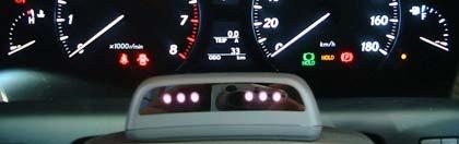 Infrared LED sensors monitor driver alertness though