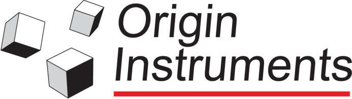 Origin Instruments Corporation 854 Greenview Dr. Grand Prairie, TX 75050 USA Voice: 972-606-8740 Fax: 972-606-8741 Email: support@orin.com Web: www.orin.com Shop: http://shop.orin.com 2016 Copyright by Origin Instruments Corporation.