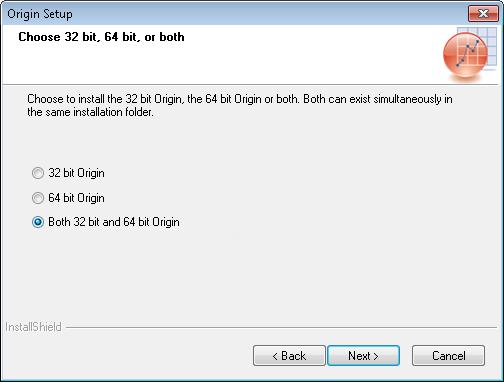 Specify where you want Origin installed to.