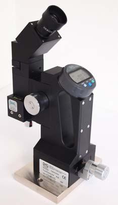 Features and accessories FLZ Alignment Tester FLZ split-image eyepiece, digital measuring system, total magnification approx.
