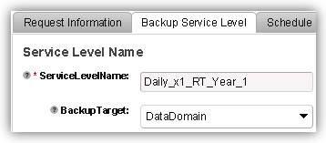 Chapter 4: Implementing Data Protection Backup Services for SAP Figure 5. Create Backup Service Level: Name and backup target 4.