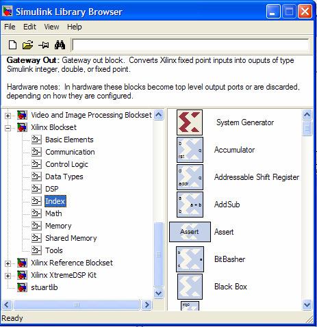 Simulink library browser button Click on New