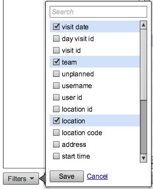 We selected Visit Summary, since it is the most complete. 2. Select a start and end date.
