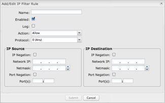 6.4.2 IP Filter Rules (Advanced) An "Incoming" IP filter rule restricts remote access to computers on your local network.