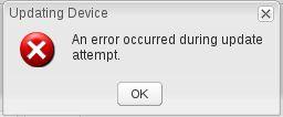 Process Timeout: If the process fails an error message will display. Activation has a 3-minute timeout, PRL update has a 4-minute timeout, and FUMO has a 10
