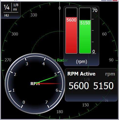 If, for example, you have multiple engines, you could select port engine RPM as your data type and then display starboard engine RPM using the Add source command.