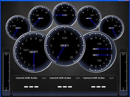 Dash 1, Dash 2 and Dash 3 Data menu Info Page dashboard templates that vary in page layout and in the number of gauges supported.