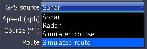 Settings Source Files Controls source files used in radar, sonar, AIS (Chart) and Weather simulations. Source files allow you to use your own data while running a simulation.