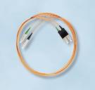 Standard patch cables (Zipcord) with single-fiber connectors Designation Length FO duplex patch cables, zero-halogen, A end: 1xSC duplex connector E end: 2xST connectors 1.0 m 1.5 m 2.0 m 2.5 m 3.