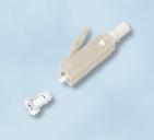 0 mm single-fiber cable with strain relief Typically 0.3 db for 21 cycles in a temperature range of 40 C to 75 C Ferrule: Ceramic Housing: Composite 0.3 db typical* n/a Typically 0.