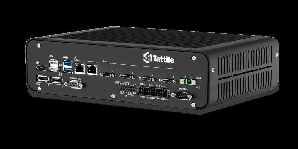 M100 CLink Series Plug & Control Multiple inspections available thanks to 4 CameraLink ports and 2 USB3 ports Maximized acquisition performance and pre-processing through dedicated large and