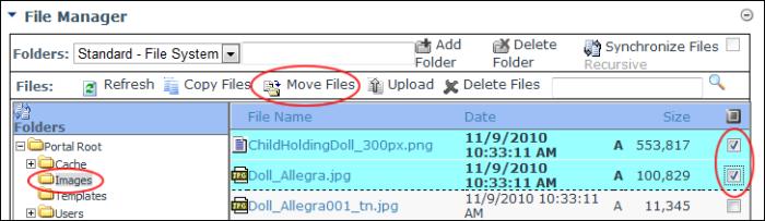2. Navigate t and select the flder where the files t be mved are lcated. 3.