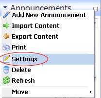 Viewing/Editing Mdule Settings Hw t access the Mdule Settings page f any mdule. This page prvides Administratrs with access t cnfigure a wide range f mdule ptins such as permissins, design and layut.