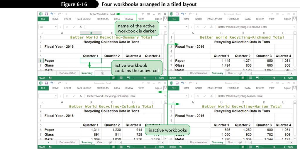 Linking Workbooks Enhanced New Perspectives on Microsoft Excel 2013 27