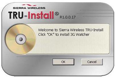 Insert the Compass 885 USB adapter, and 3G Watcher Software Installation Warning: The installation process should happen automatically, with a minimum of user interaction.