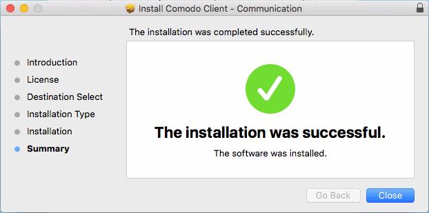 Once installation is complete, the agent will start communicating with the ITSM server.