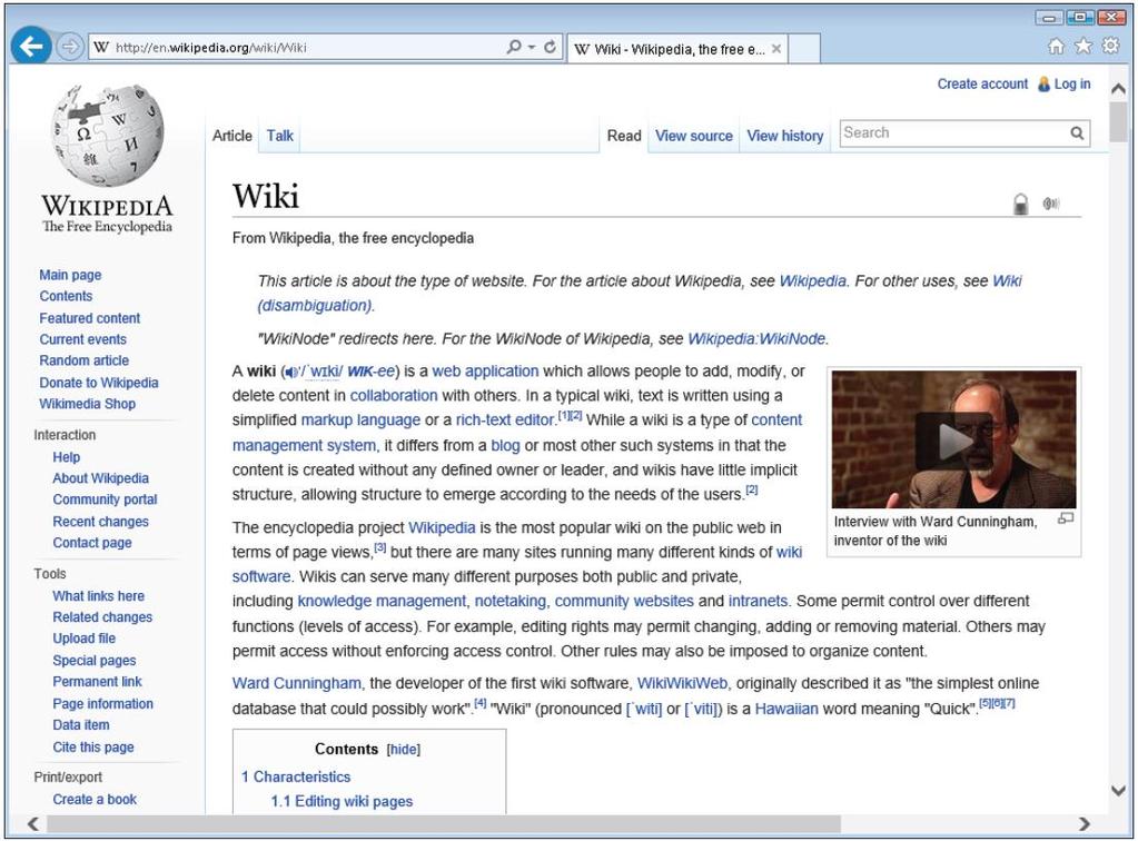 Wiki An online database of information
