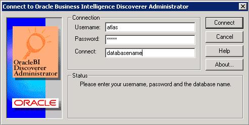 Discoverer Administrator 1. Log into GBEXOR801 (as shown on Page 14) 2.