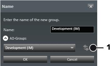 Creating a new group 1. Click New to create a new group. 2. Enter the name for the new group. 3.